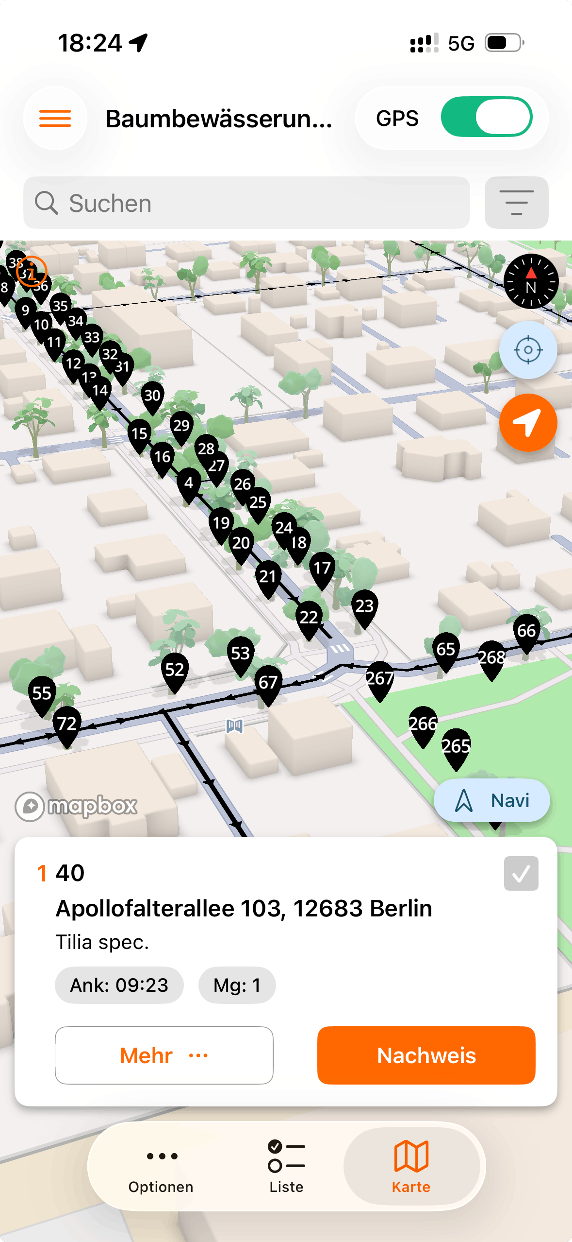 The best way to plan and document tree watering