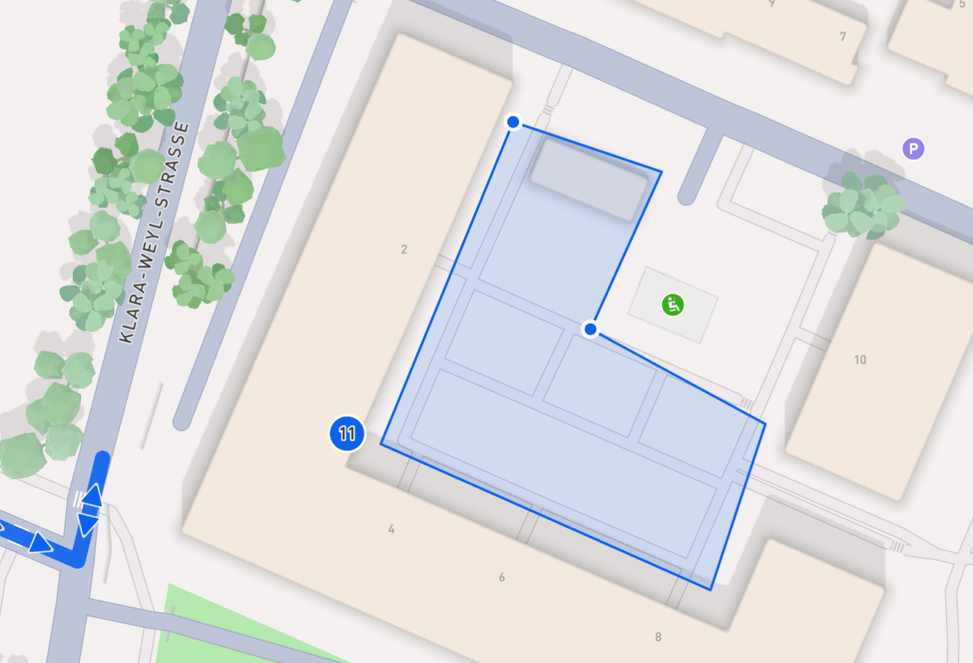 Draw areas